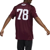 adidas Men's Mississippi State Bulldogs #1 Maroon Replica Football Jersey