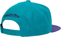 Mitchell and Ness Adult Charlotte Hornets 2.0 2Tone Adjustable Snapback Hat