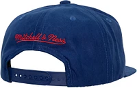 Mitchell & Ness Men's Chicago Cubs Blue Sweet Suede Snapback Hat