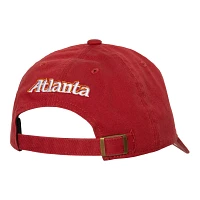 Mitchell and Ness Adult Atlanta Hawks Golden Hour Adjustable Snapback Hat