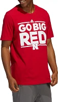 adidas Men's Nebraska Cornhuskers Scarlet Fresh T-Shirt