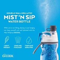 O2COOL Mist N' Sip® Water Bottle for Drinking and Misting