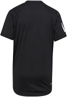 Adidias Boys' Club Tennis 3-Stripes T-Shirt