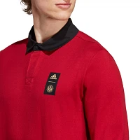 adidas Atlanta United '23 Red Travel Polo