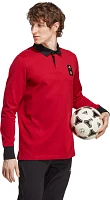 adidas Atlanta United '23 Red Travel Polo