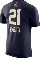 Nike Adult 2024 NBA All-Star Game Philadelphia 76ers Joel Embiid #21 Blue T-Shirt