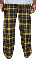 College Concepts Men's Bowie State Bulldogs Black Concord Flannel Pants