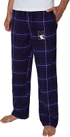 College Concepts Men's Northwestern Wildcats Purple Concord Flannel Pants