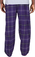 College Concepts Men's Alcorn State Braves Purple Concord Flannel Pants