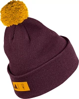 adidas Men's Arizona State Sun Devils Maroon Cuffed Knit Beanie