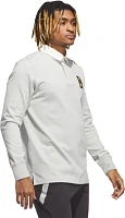 adidas Orlando City 2023 Silver Travel Long Sleeve Polo