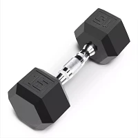 Marcy Rubber Hex Dumbbell - Single