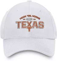 NCAA Texas Longhorns White Icon Curve Snapback Hat