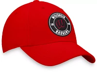 NCAA Men's Wisconsin Badgers Red Iconic Curve Adjustable Hat