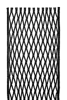 ECD Impact Lacrosse Goalie Semi-Soft Mesh