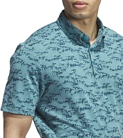 adidas Men's Go-To Printed Golf Polo