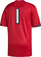 adidas Men's Louisville Cardinals Cardinal Red Premier Replica Football Jersey