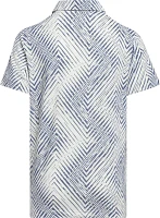 adidas Boys' Scripted Short Sleeve Golf Polo