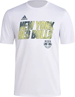 adidas New York Red Bulls 2023 Jersey Hook White T-Shirt