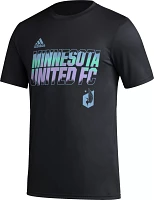 adidas Minnesota United FC 2023 Jersey Hook Black T-Shirt