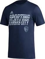 adidas Sporting Kansas City 2023 Jersey Hook Navy T-Shirt