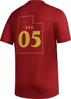 adidas Real Salt Lake 2023 Creator Red T-Shirt