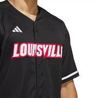 adidas Men's Louisville Cardinals Black Replica Baseball Jersey