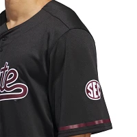 adidas Men's Mississippi State Bulldogs Black Replica Baseball Jersey