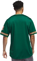 adidas Men's Miami Hurricanes Dark Green Replica Baseball Jersey