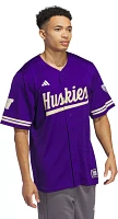 adidas Men's Washington Huskies Dark Purple Replica Baseball Jersey