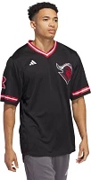 adidas Men's Rutgers Scarlet Knights Black Replica Baseball Jersey