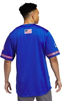 adidas Men's Kansas Jayhawks Blue Replica Baseball Jersey