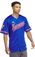 adidas Men's Kansas Jayhawks Blue Replica Baseball Jersey