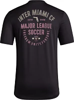 adidas Adult Inter Miami CF 2024 Local Stoic Black T-Shirt