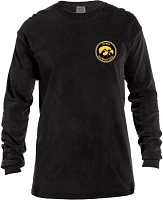 Image One Men's Iowa Hawkeyes Black Rounds Long Sleeve T-Shirt