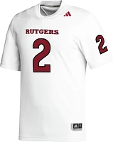 adidas Men's Rutgers Scarlet Knights White Replica Football Jersey