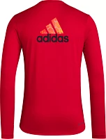 adidas Adult New York Red Bulls 2024 Local Pop Long Sleeve Shirt