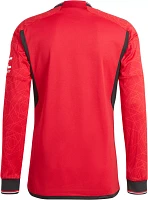 adidas Manchester United 2023 Home Replica Long Sleeve Jersey