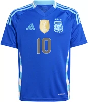 adidas Youth Argentina Lionel Messi #10 2024 Away Replica Jersey