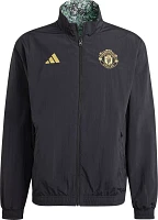 adidas Adult Manchester United 2024 Black Anthem Jacket