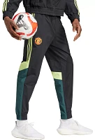 adidas Adult Manchester United 2024 Black Travel Pants