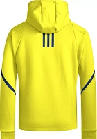 adidas Adult Nashville SC 2024 Yellow Prematch Anthem Jacket