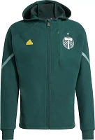 adidas Adult Portland Timbers 2024 Green Prematch Anthem Jacket