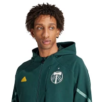 adidas Adult Portland Timbers 2024 Green Prematch Anthem Jacket