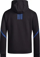 adidas Adult San Jose Earthquakes 2024 Black Prematch Anthem Jacket