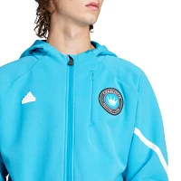 adidas Adult Charlotte FC 2024 Blue Prematch Anthem Jacket