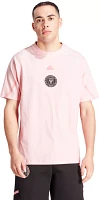 adidas Adult Inter Miami CF 2024 Travel Pink T-Shirt