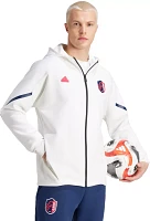 adidas Adult St. Louis City SC 2024 White Prematch Anthem Jacket