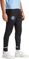 adidas Adult New York City FC 2024 Travel Black Pants