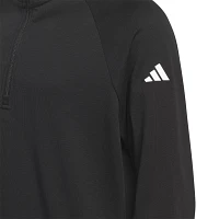 adidas Youth 1/4-Zip Long Sleeve Golf Pullover